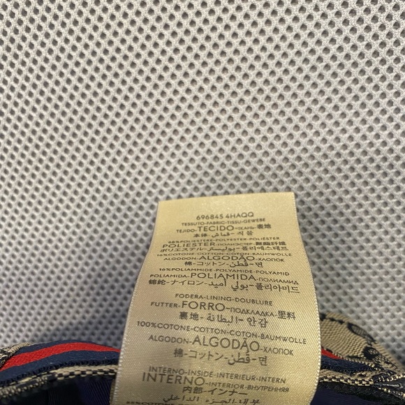 GUCCI SNAPBACK (BLUE MONOGRAM) - Picture 10 of 15